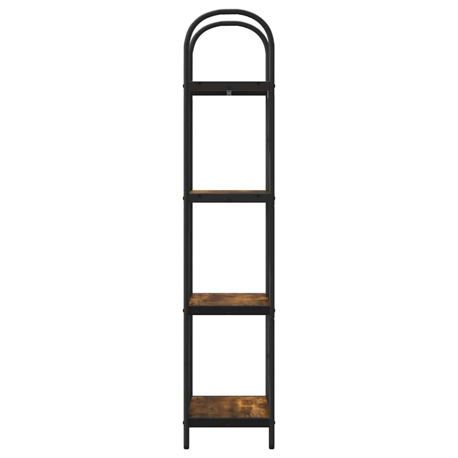 Boekenkast Gerookt eiken 40 x 30 x 146 cm Bewerkt hout