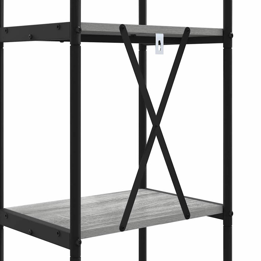 Boekenkast Grijs Sonoma 40 x 30 x 146 cm Bewerkt hout