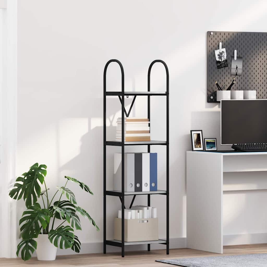 Boekenkast Grijs Sonoma 40 x 30 x 146 cm Bewerkt hout