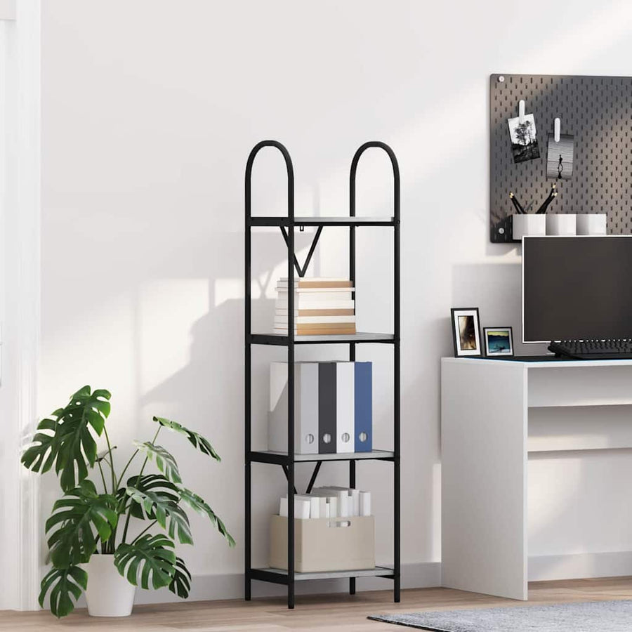 Boekenkast Grijs Sonoma 40 x 30 x 146 cm Bewerkt hout