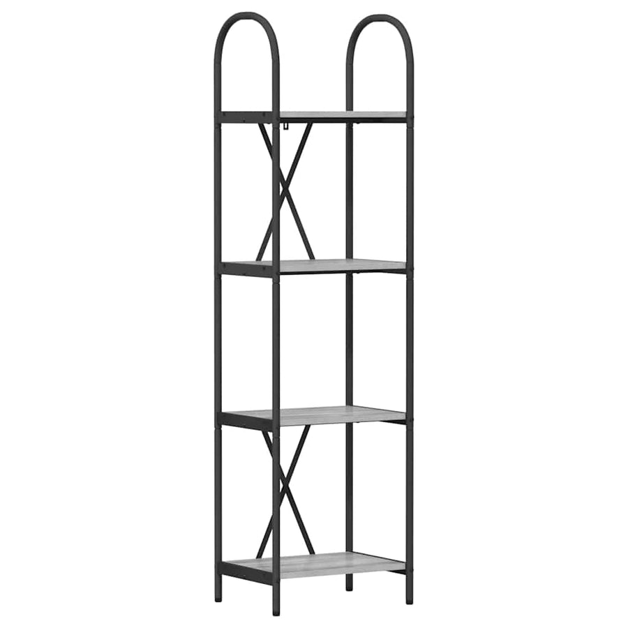 Boekenkast Grijs Sonoma 40 x 30 x 146 cm Bewerkt hout