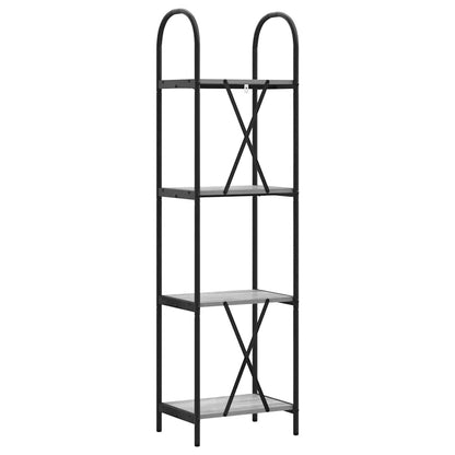 Boekenkast Grijs Sonoma 40 x 30 x 146 cm Bewerkt hout