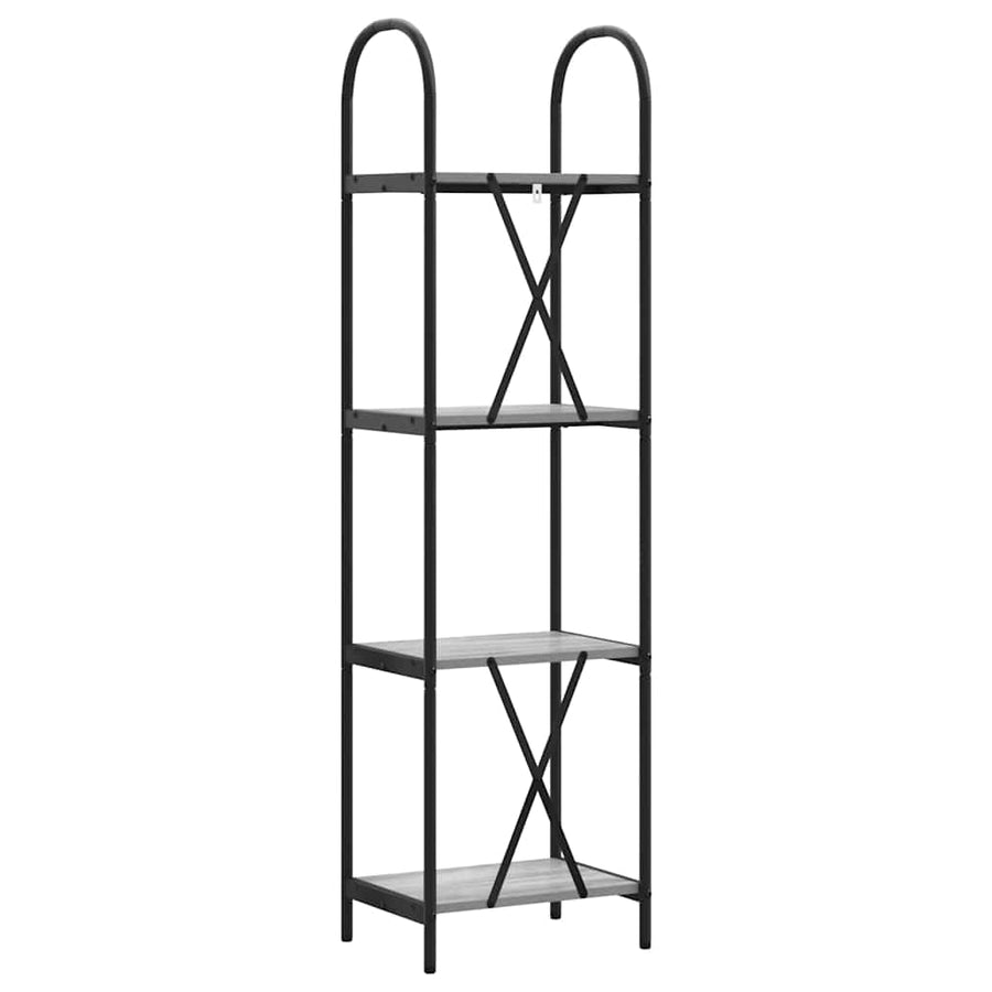 Boekenkast Grijs Sonoma 40 x 30 x 146 cm Bewerkt hout