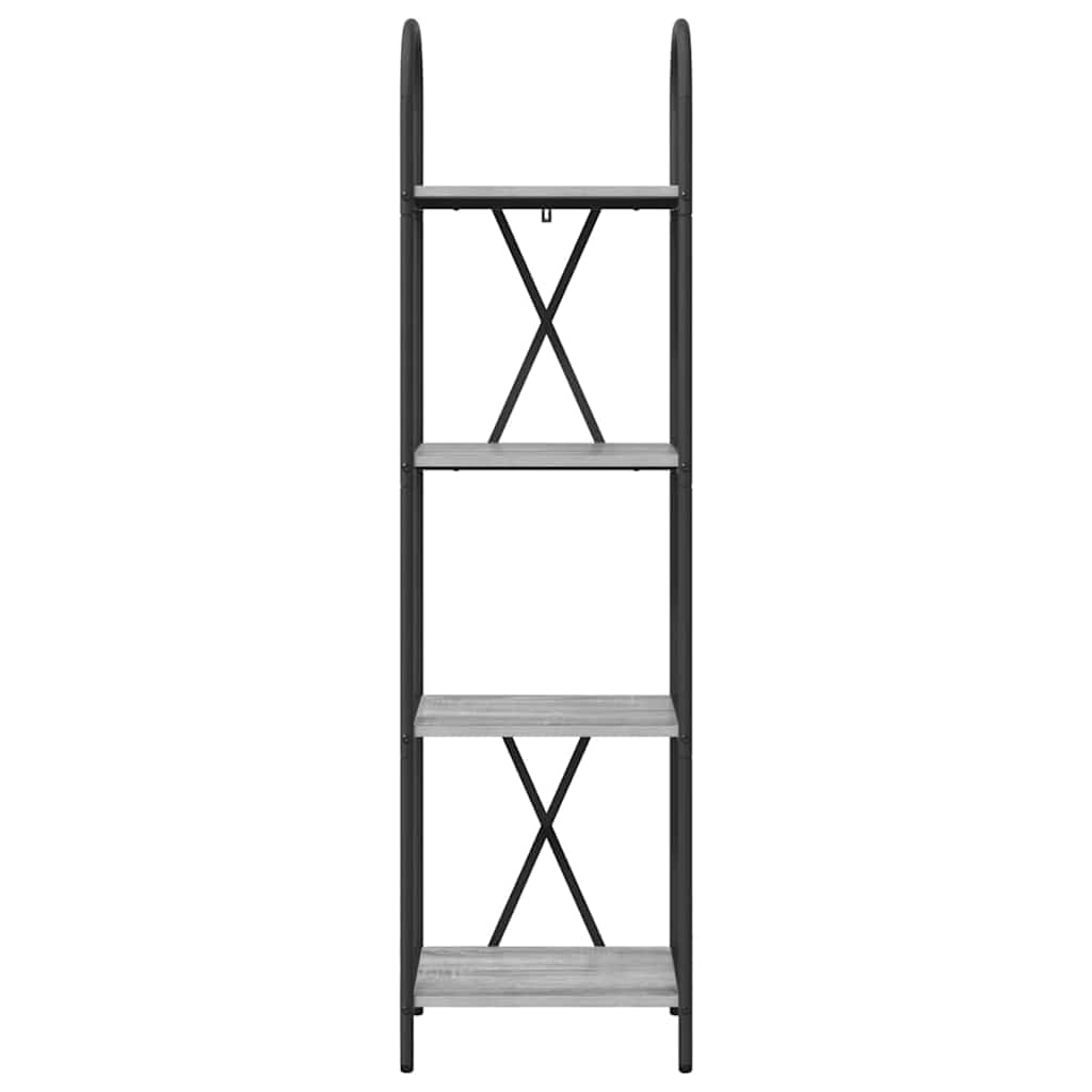 Boekenkast Grijs Sonoma 40 x 30 x 146 cm Bewerkt hout