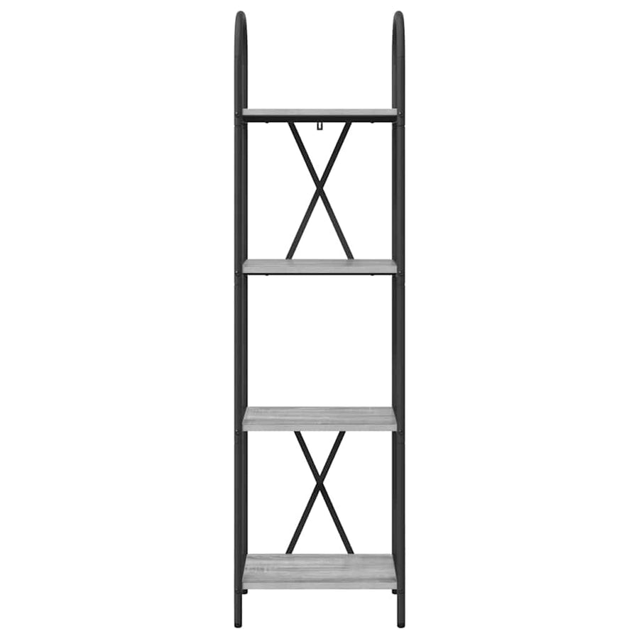 Boekenkast Grijs Sonoma 40 x 30 x 146 cm Bewerkt hout