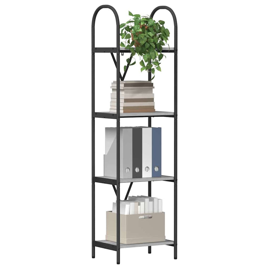 Boekenkast Grijs Sonoma 40 x 30 x 146 cm Bewerkt hout