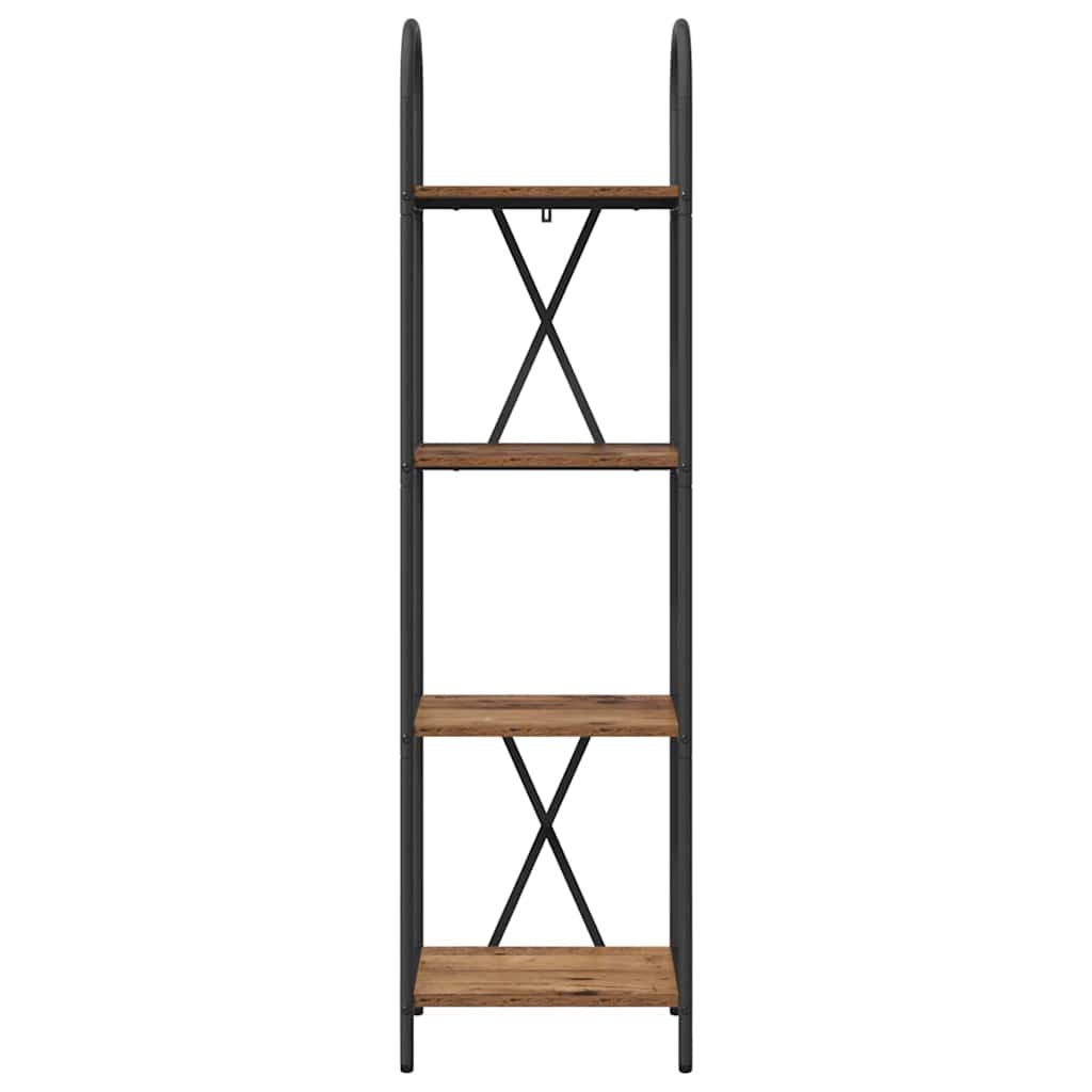 Boekenkast Oudhout 40 x 30 x 146 cm Bewerkt hout