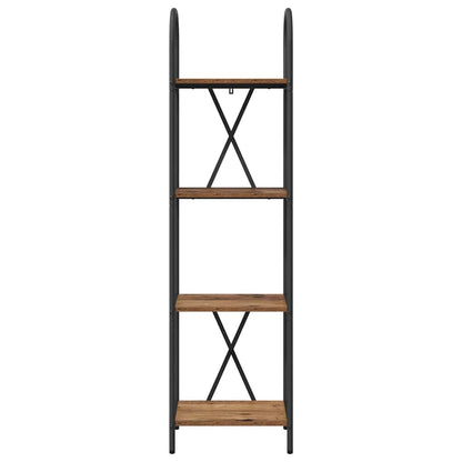 Boekenkast Oudhout 40 x 30 x 146 cm Bewerkt hout