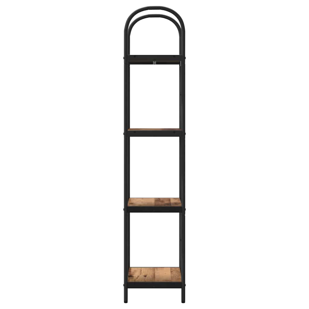 Boekenkast Oudhout 40 x 30 x 146 cm Bewerkt hout