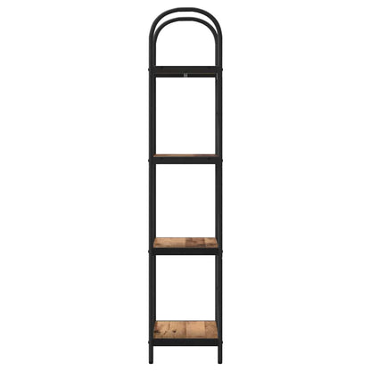 Boekenkast Oudhout 40 x 30 x 146 cm Bewerkt hout
