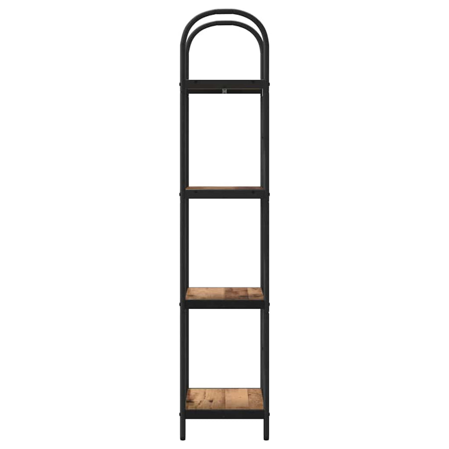 Boekenkast Oudhout 40 x 30 x 146 cm Bewerkt hout