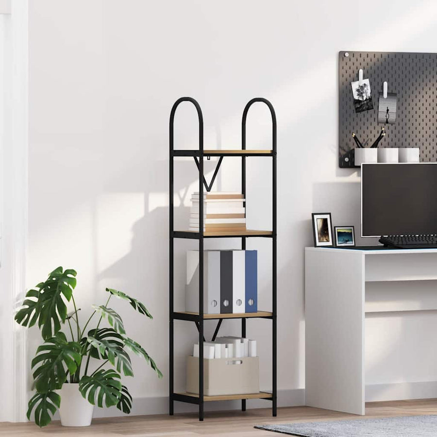Boekenkast Artisan Eiken 40 x 30 x 146 cm Bewerkt hout
