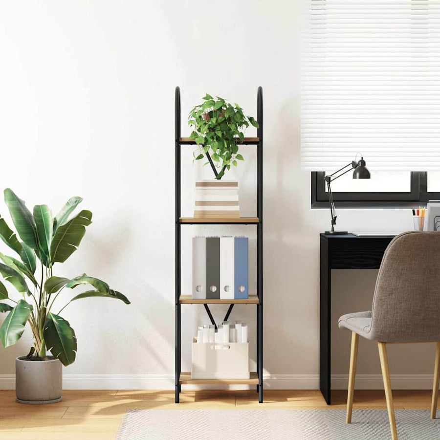 Boekenkast Artisan Eiken 40 x 30 x 146 cm Bewerkt hout