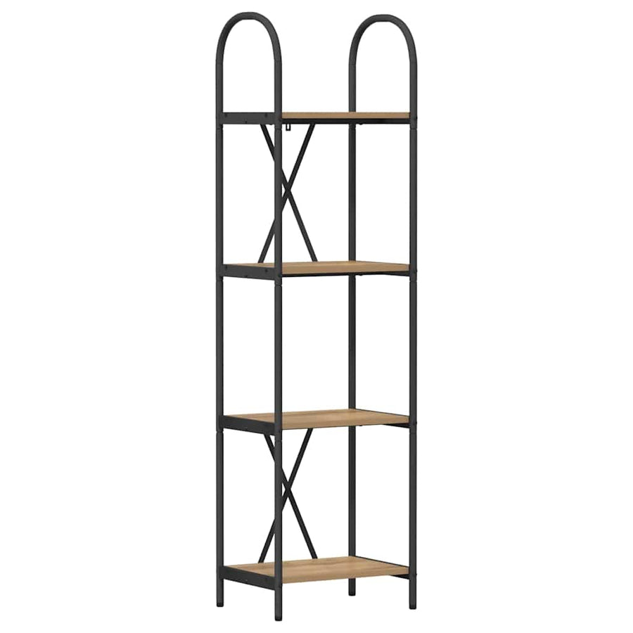 Boekenkast Artisan Eiken 40 x 30 x 146 cm Bewerkt hout