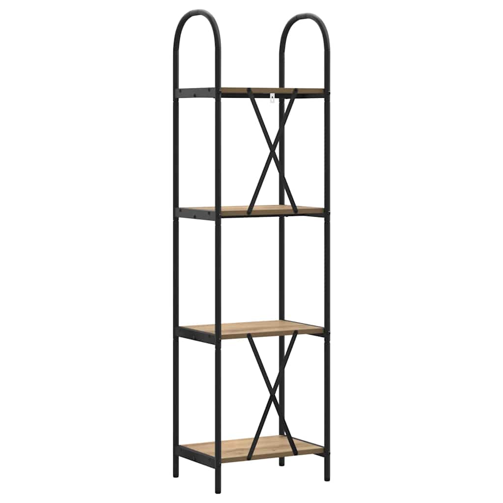 Boekenkast Artisan Eiken 40 x 30 x 146 cm Bewerkt hout