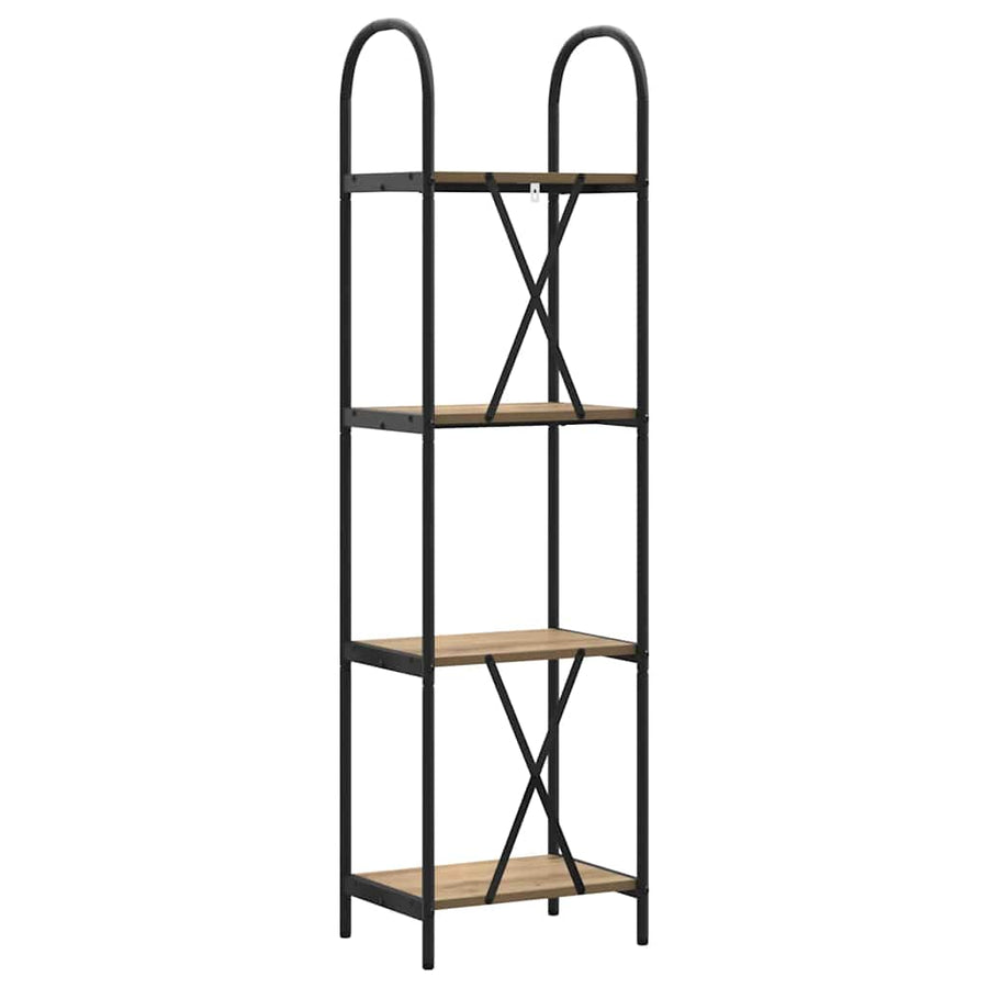 Boekenkast Artisan Eiken 40 x 30 x 146 cm Bewerkt hout