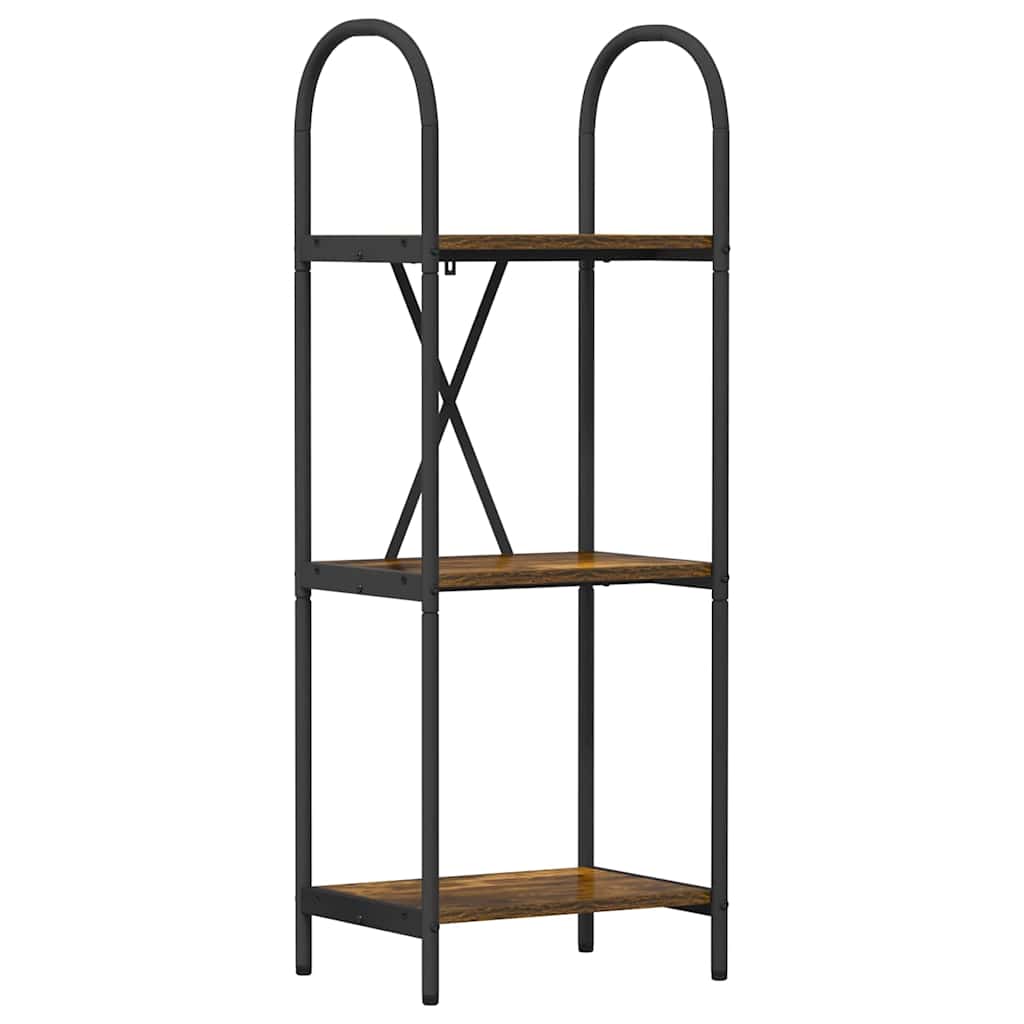 Boekenkast Gerookt eiken 40 x 30 x 109 cm Bewerkt hout
