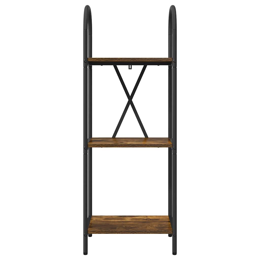 Boekenkast Gerookt eiken 40 x 30 x 109 cm Bewerkt hout