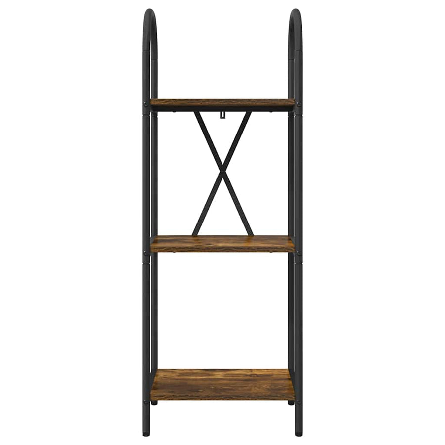 Boekenkast Gerookt eiken 40 x 30 x 109 cm Bewerkt hout