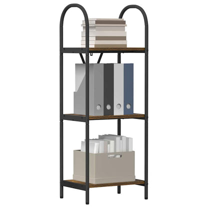 Boekenkast Gerookt eiken 40 x 30 x 109 cm Bewerkt hout
