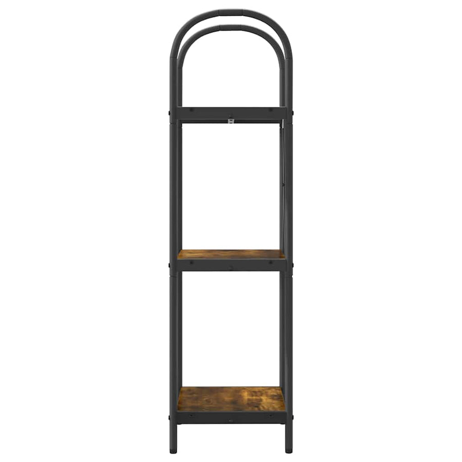 Boekenkast Gerookt eiken 40 x 30 x 109 cm Bewerkt hout