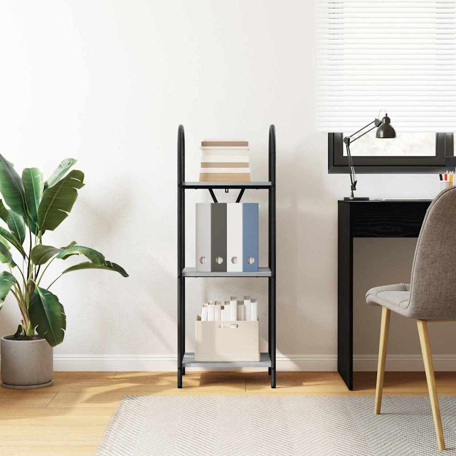 Boekenkast Grijs Sonoma 40 x 30 x 109 cm Bewerkt hout