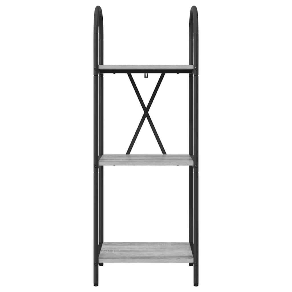 Boekenkast Grijs Sonoma 40 x 30 x 109 cm Bewerkt hout