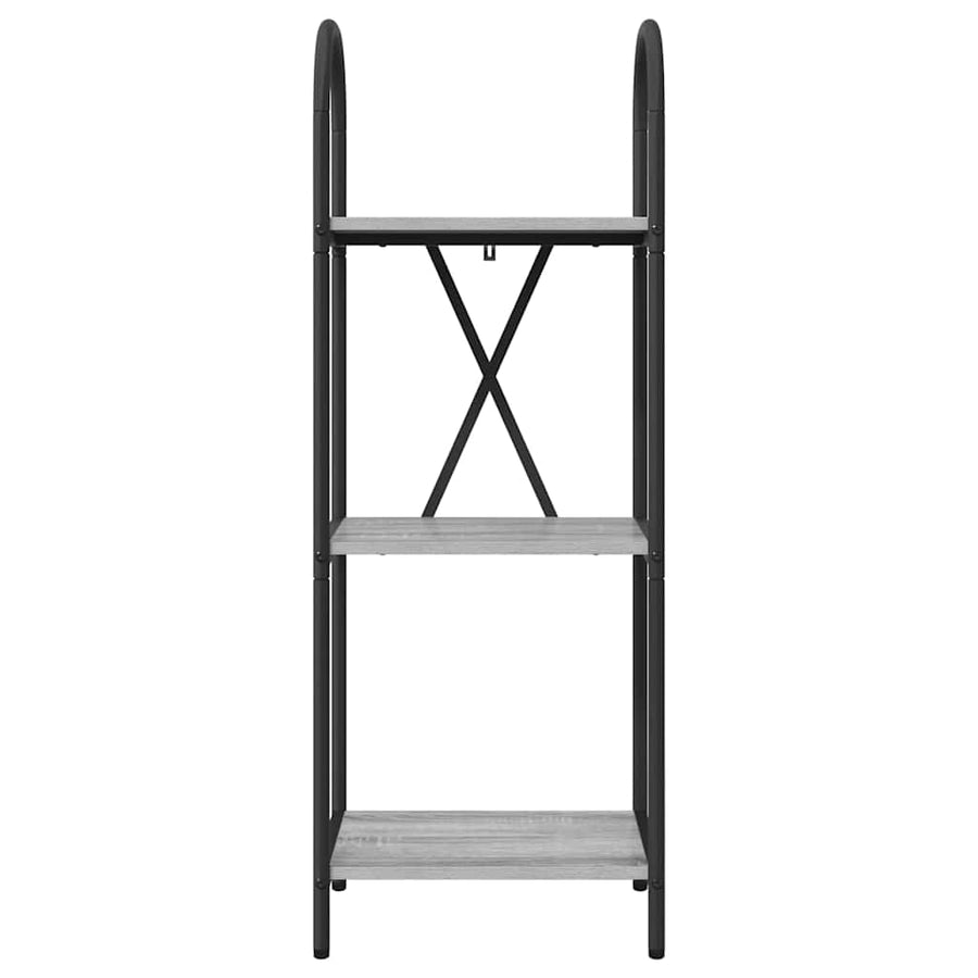 Boekenkast Grijs Sonoma 40 x 30 x 109 cm Bewerkt hout