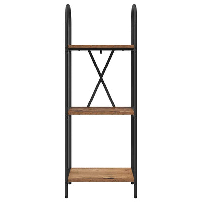 Boekenkast Oudhout 40 x 30 x 109 cm Bewerkt hout
