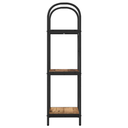 Boekenkast Oudhout 40 x 30 x 109 cm Bewerkt hout