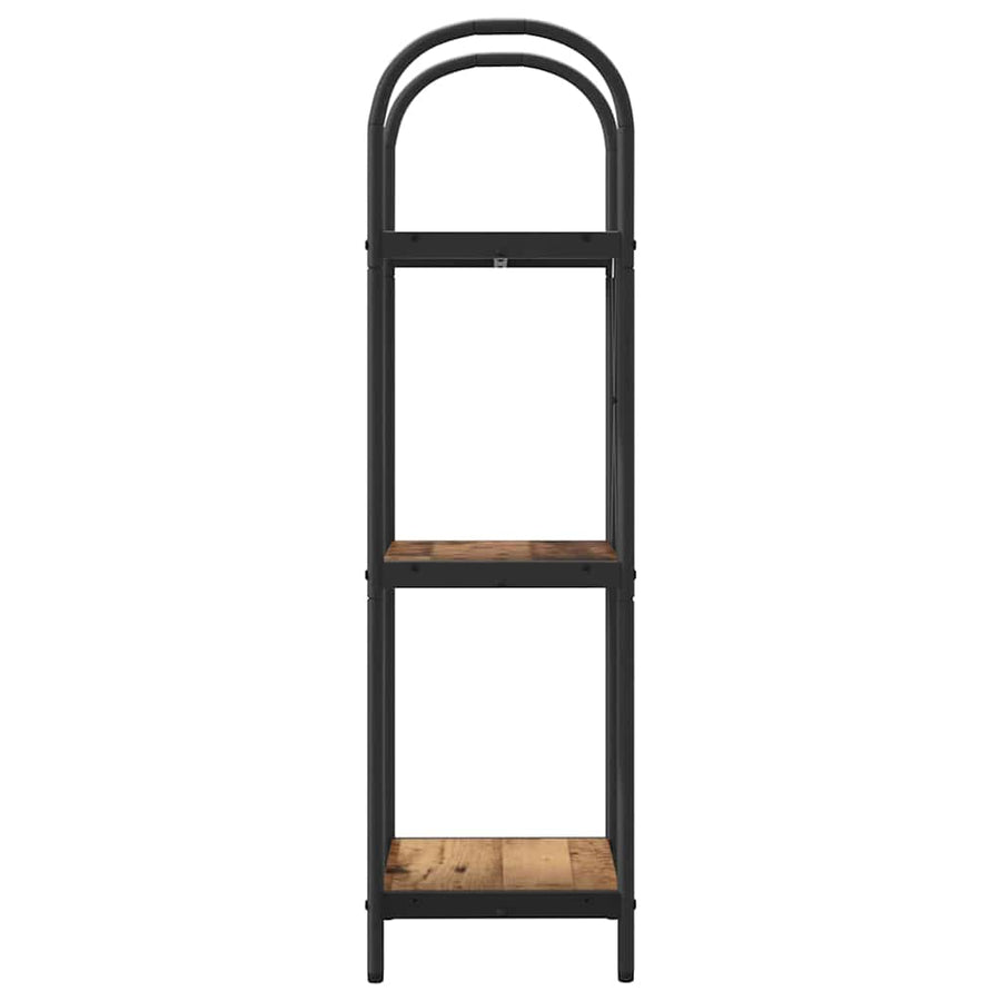 Boekenkast Oudhout 40 x 30 x 109 cm Bewerkt hout