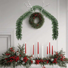 Kerstkrans Anders Groen 40 m PVC
