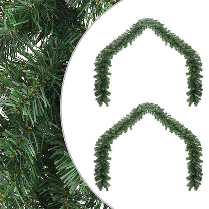 Kerstkrans Anders Groen 40 m PVC