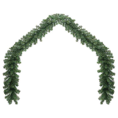 Kerstkrans met 600 LED 2 pcs Groen PVC
