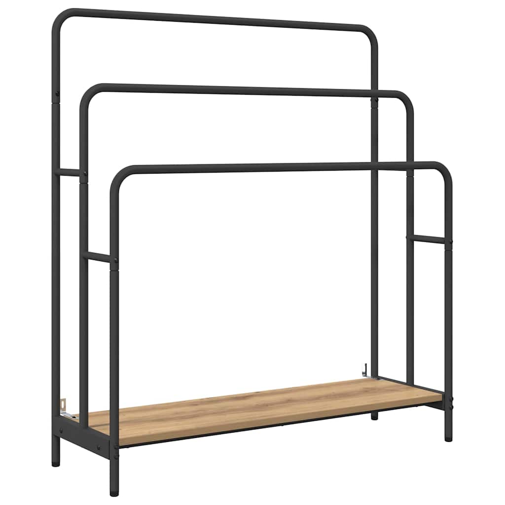 Kledingrek Artisan Eiken 90 x 30 x 100,5 cm Bewerkt hout