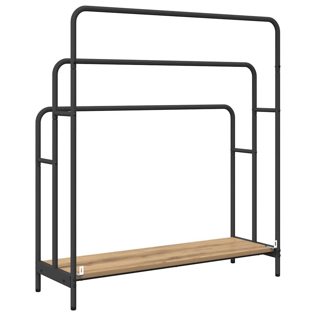 Kledingrek Artisan Eiken 90 x 30 x 100,5 cm Bewerkt hout