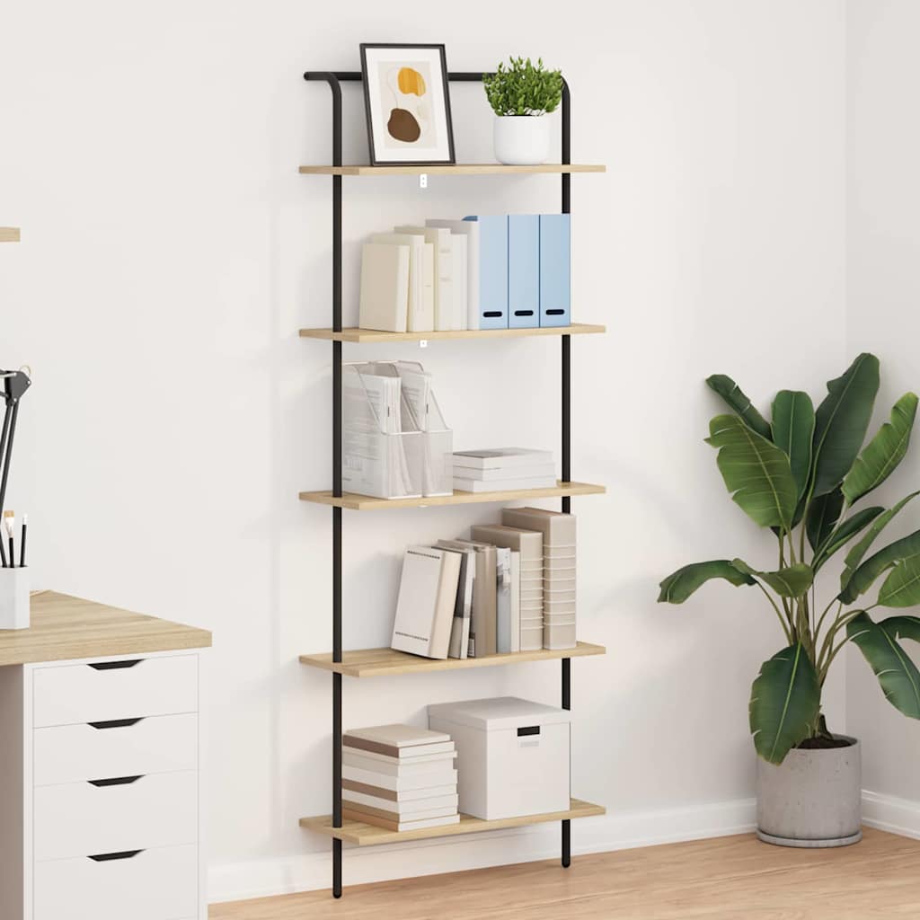 Boekenkast Sonoma Eiken 60 x 24 x 168 cm Bewerkt hout