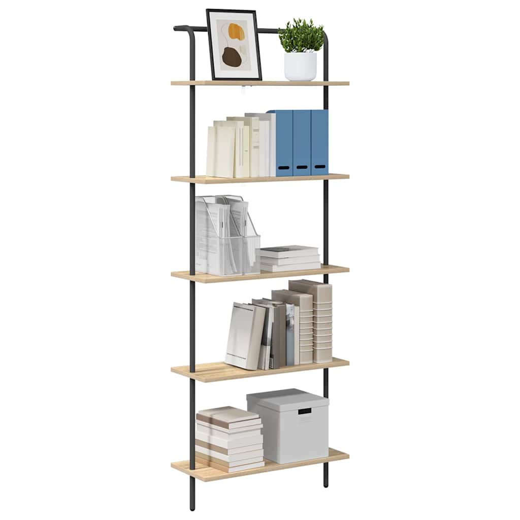 Boekenkast Sonoma Eiken 60 x 24 x 168 cm Bewerkt hout