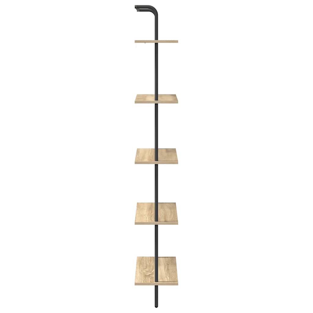 Boekenkast Sonoma Eiken 60 x 24 x 168 cm Bewerkt hout
