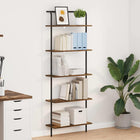 Bookcase Smoked Oak 60 x 24 x 168 cm Engineered wood