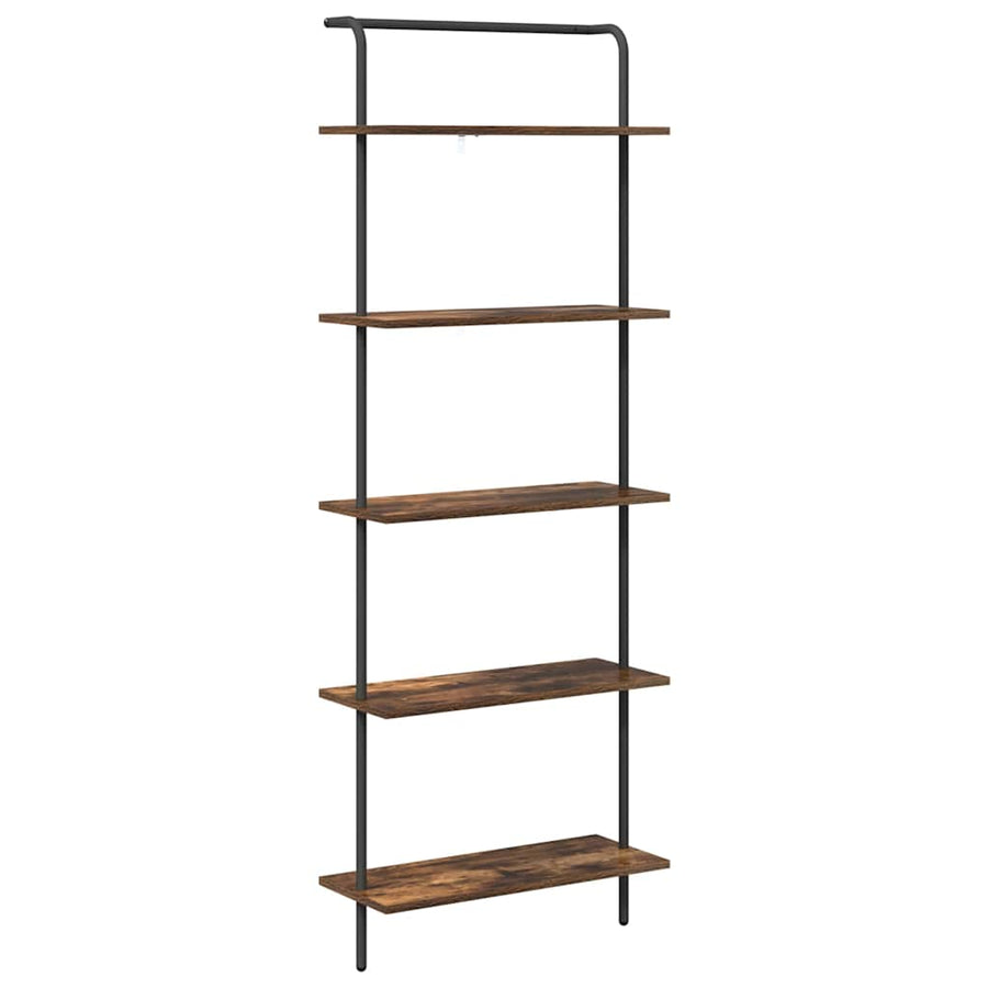 Boekenkast Gerookt eiken 60 x 24 x 168 cm Bewerkt hout