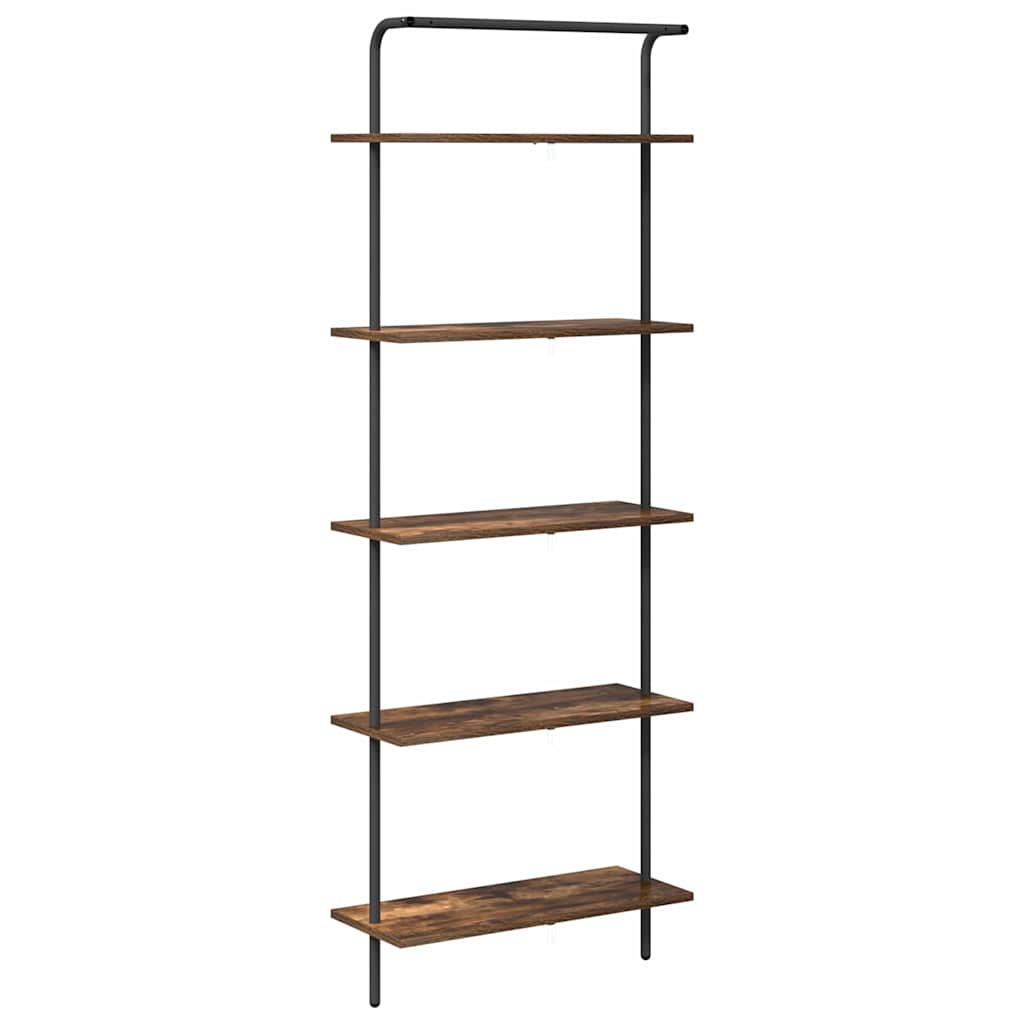 Boekenkast Gerookt eiken 60 x 24 x 168 cm Bewerkt hout