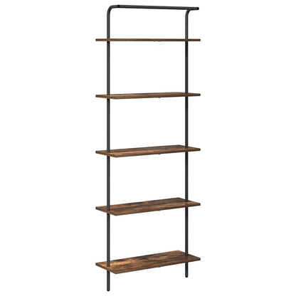 Boekenkast Gerookt eiken 60 x 24 x 168 cm Bewerkt hout
