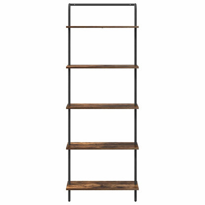 Boekenkast Gerookt eiken 60 x 24 x 168 cm Bewerkt hout