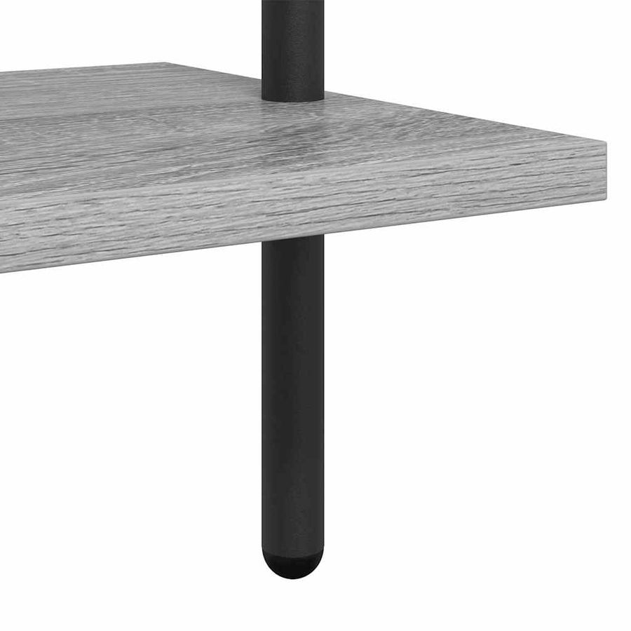Boekenkast Grijs Sonoma 60 x 24 x 168 cm Bewerkt hout