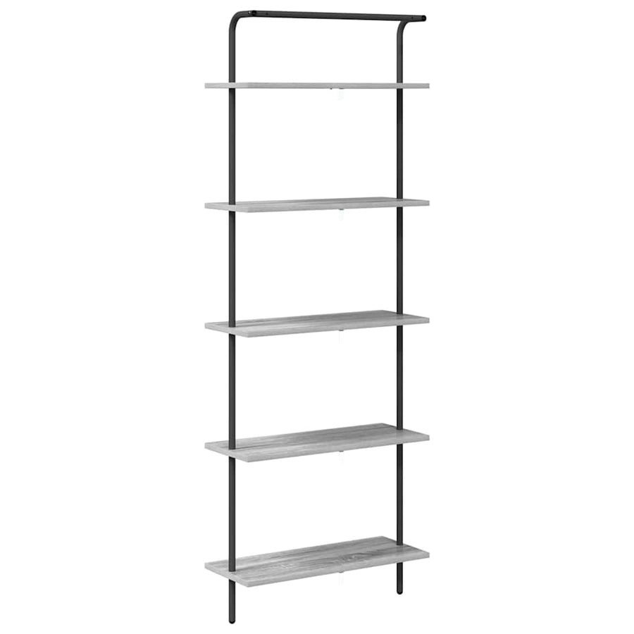 Boekenkast Grijs Sonoma 60 x 24 x 168 cm Bewerkt hout