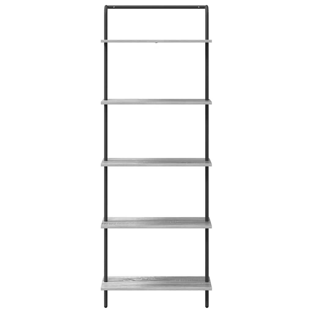 Boekenkast Grijs Sonoma 60 x 24 x 168 cm Bewerkt hout