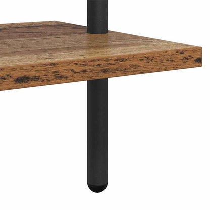 Boekenkast Oudhout 60 x 24 x 168 cm Bewerkt hout