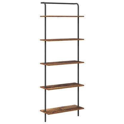 Boekenkast Oudhout 60 x 24 x 168 cm Bewerkt hout