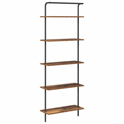Boekenkast Oudhout 60 x 24 x 168 cm Bewerkt hout
